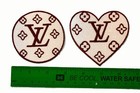 Designer Iron-on Fashion Style - Set Of 2 - Logo Patch