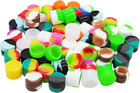 2ml Silicone Wax Containers Concentrate Sealed Oil Non-stick Jars  20   Multicol
