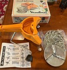 Vintage Mouli-julienne French Slicing Machine With 5 Blades Still In Box