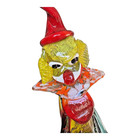 Vintage Large Murano Hand Blown Art Glass Clown Accordion Figurine  17 5 
