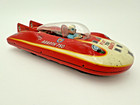 Vintage Tin Friction Fiat 750 Abarth Made In Japan Very Rare And Nice   