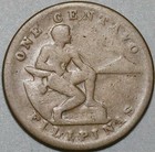 1914-s Philippines 1 Centavo San Francisco Mint Coin  22042801r 