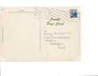 1964 Beatles Jumbo Post Card 9 X 6 With Signatures Good