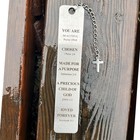 Bible Bookmarks Book Markers  Metal Christian Bookmark Gift Silver 