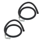 For Polaris 325 Atv s 5412110 5412039 9 16 In 90 Deg Swivel 2pcs Oil Cooler Hose