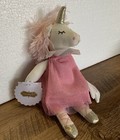 Mud Pie Unicorn Tooth Fairy Pink Plush With Pocket For Tooth 9 5    New