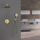 Shower System Wall Mounted Shower Faucet Mixer Set With Luxury High Pressure Sho