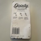 Read Vintage Goody 2 Large Twin Bead Ponytail Holders Usa  9693 White Blue Pink