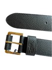 Polo Ralph Lauren Signature Pony Men s Leather Belt 1 5  Wide Black Us 38 95