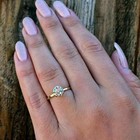 2 Ct Round Solitaire Diamond Women s Engagement Ring 14k Yellow Gold Over Size 7