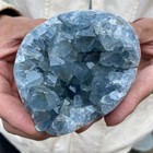 1 2lb Natural Blue Celestite Geode Quartz Crystal Mineral Specimen Healing
