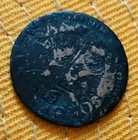 Error Double Struck Mexico 1835 1 4 Real Hermosillo Sonora Copper Coin