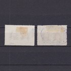 Rhodesia 1910  Sg  153-154  Cv   160  Perf 14  2sh Shades  Kgv  Used