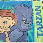 Vintage 1999 Disney Tarzan Twin Flat Bed Sheet   Pillowcase Tarzan Terk Tantor