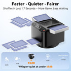 Rechargeable Automatic Card Shuffler 2 Deck     Fast  Reduced Jams  Low Noise  Com