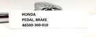 Genuine Honda 1969-71 Cb750 750 Four Oem Rear Brake Pedal 46500-300-010  other