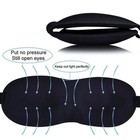 Travel 3d Eye Mask Sleep Soft Padded Shade Cover Rest Relax Blindfold  