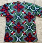Men   s Dashiki Long Sleeve Shirt L xl Vintage Embroidered African Print Hippy