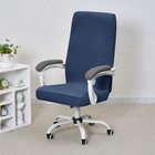 Universal Elastics Chair Cover Silver Foxes Velvets Stretch Easy Install