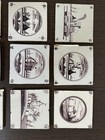 Rare Antique 18th Century Dutch Delft Purple Manganese Tiles - 11 Tiles