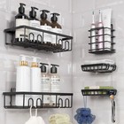 5 Packs Bathrooms Shower Caddy Shelf Or Extra Long Non-slip Bath Tub Mat 