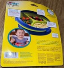 The First Years Suction Cup Section Plate Inside Scoop 12m  Bpa Free Bnip Sealed