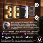 7 solar Led Door Number  Suitable For Outdoor Magnetic Address Signs