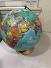 Vintage Replogle World Nation Series 12    Raised Relief Globe Nice Condition 