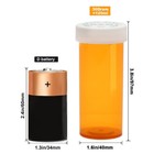 Child Resistant Pill Bottles 30 Dram - Push Down   Turn Medicine Containers  12p