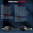 Cv Half Shaft For Buick Allure Cent Lacrosse Regal 97-09 3 1-5 3l Front Lr Ncv10