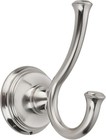 Towel Hook Bathroom-2 Pack Brushed Nickel Double Robe towel Hook Wall Mounted   
