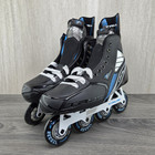 True Tf7 Roller Hockey Skates Sz 10 5 Mens Senior Blue Black Inline