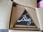  vtg  1953 Blatz Beer Light Up Bar Sign Milwaukee   Org Box Nos