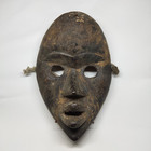 Africa Antique 1920s Wood Dan Mask Carved Rare African Tribal Ritual Masque Art