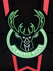 Michelob Ultra Beer Milwaukee Bucks Nba Basketball Light Up Led Sign Game Room