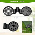 50pcs Large Black Clips - For Sun Shade Net Garden patio Securing