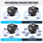 Automatic Card Shuffler And Dealer 360   Rotating Card Shuffler 2-deck Card Black
