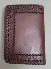 Vintage Embossed Leather Small Bifold Bible Cover W  Bible Kjv
