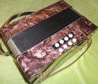 Wow     Made In Germany  Hohner Club I Diatonic Button C f  Accordion   Straps