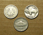 Starter  Collection  Mix Lot Of  3 Old  Us  Coins   Actual  Coins    90217204-06