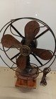Antique Robbins   Myers  Oscillating 12    4-blade Fan  Non Working But Motor Hums