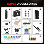 Solong Tattoo Kit-tattoo Pen Kit Rotary Gun Machine Pen Rca With Wireless Batter