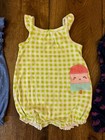 Carters Baby Girl Clothes Lot 12 Months Summer Outfits Rompers Bundle Bodysuits