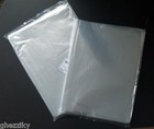 Clear Poly Bags Large Small Plastic Packaging Open Flat Packing T-shirt Apparel