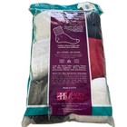 New Hanes Her Way Womens Double Cuff Socks 6 Pair 1992 Size 5-9 90s Red Black