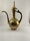 Vintage Hand Made Ornate Copper Brass Teapot Or Coffee Pot Made In India
