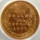 1903 G 1 Louisiana Purchase Pcgs Ms65 Cac Jefferson Gold Dollar 07857424