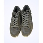 Alpine Swiss Stefan Mens Size 12 Olive Green Grey Low Top Sneakers Shoes