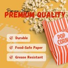 Popcorn Bags  Greaseproof Bags Individual Servings  128 Pcs    