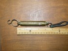 Antique Chatillon-ny-usa 0-15 Lbs  Brass Hanging Spring Scale Model Inst-t